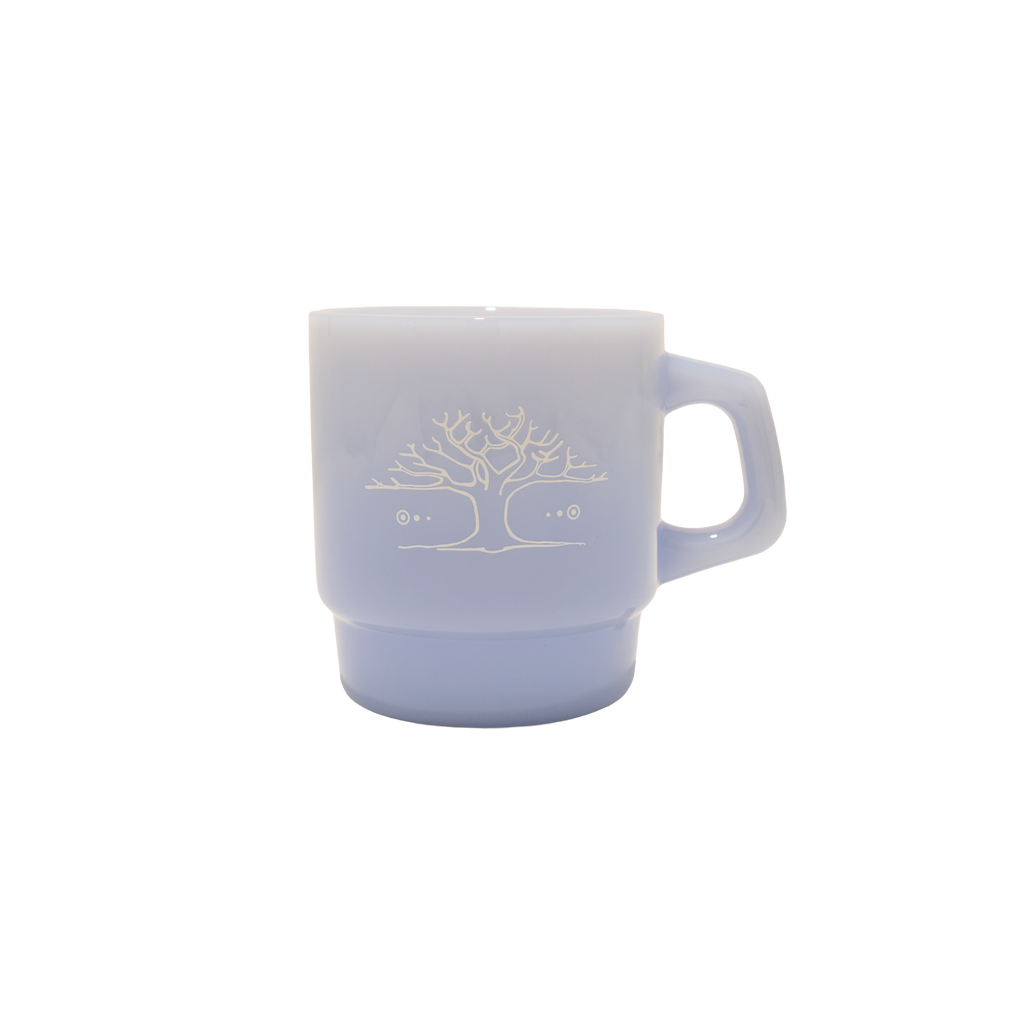 Milk Glass Mug (Winter Edition)