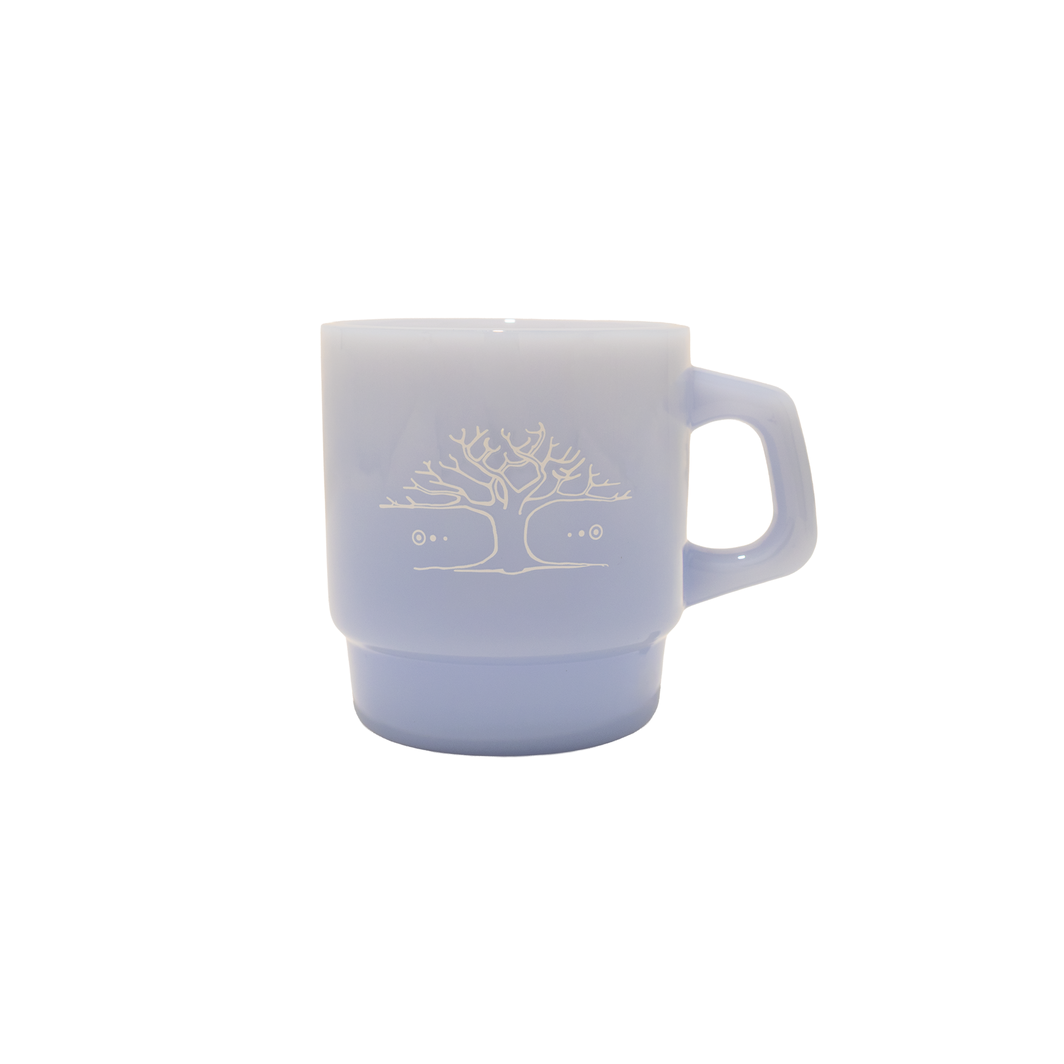 Milk Glass Mug (Winter Edition)