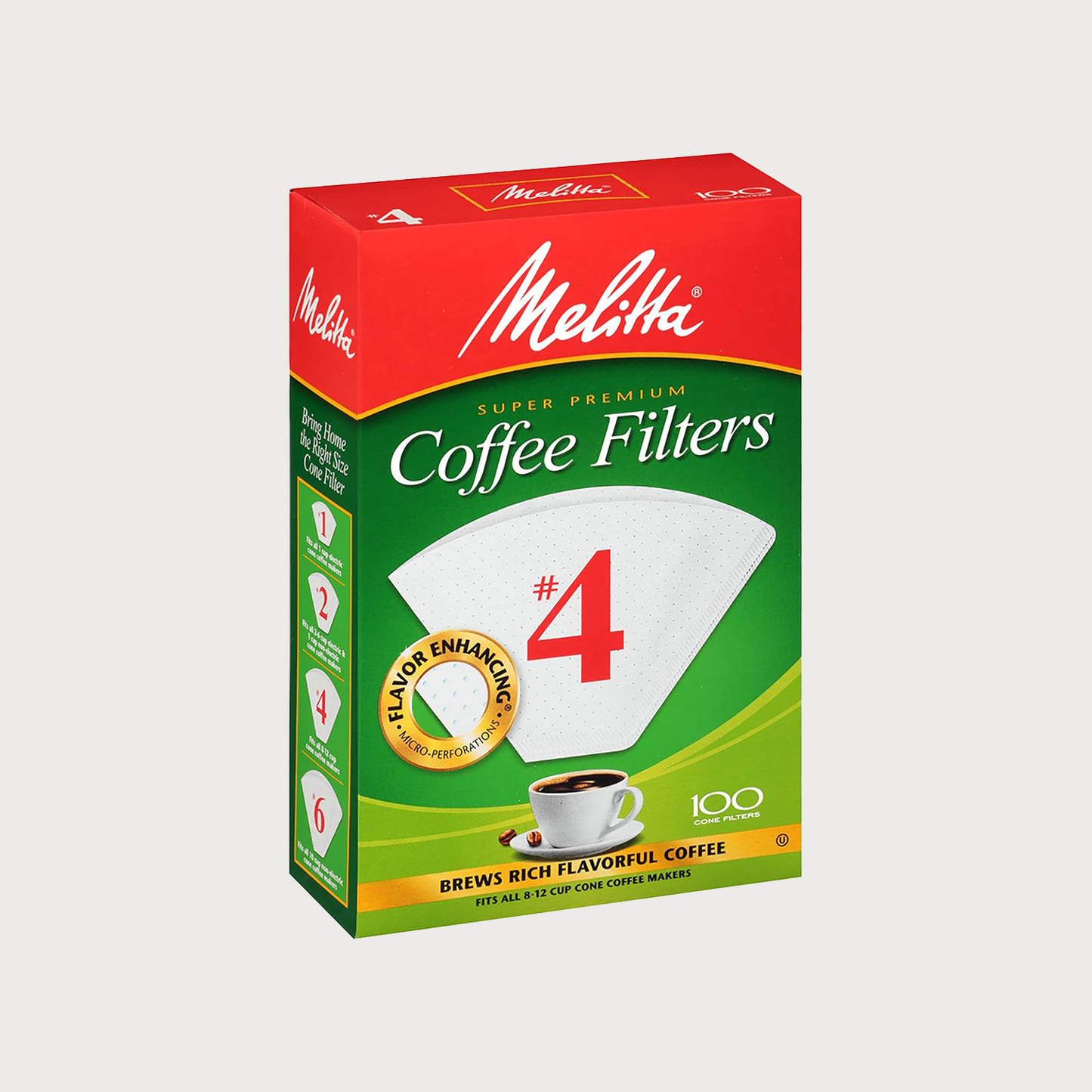 Melitta #4 Filters (100 Pack)